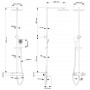 Душова система Globus Lux Termostatic GLQ-0041TE (000032167)