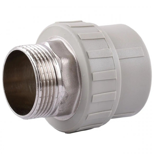 Муфта зовнішня різьба під ключ Vsplast PPR 63x2″ 1005 (000004058)