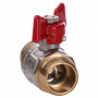 Кран кульовий прямий PROFESSIONAL 3/4″ ЗЗ КБ PN40 Q153 (000012534)