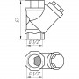 Фільтр грубого очищення для газу ITAP 1/2″ 193 (000016933)