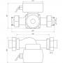 Насос циркуляційний енергоощадний Optima OP32-12AUTO 180мм + гайки (000021547)