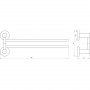 Тримач рушників Globus Lux SS 8431-2 SUS304 (000019462)