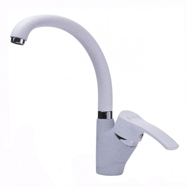 Змішувач для кухні Globus Lux QUEENSLAND GLQU-0203S-BIG-7-WHITE (000019218)