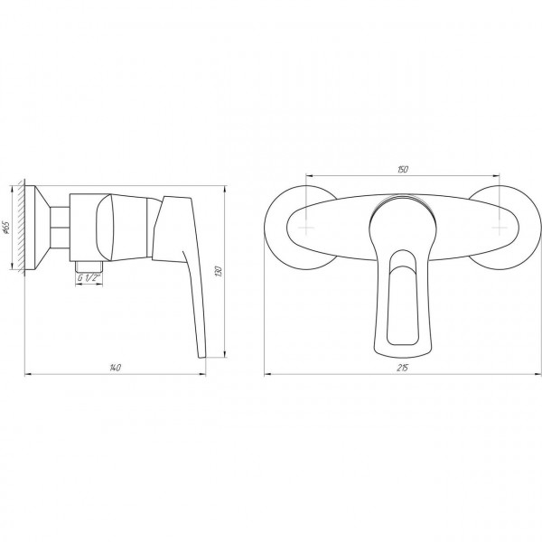 Змішувач для душу DOMINO SIRIUS DSV-105N (000010560)