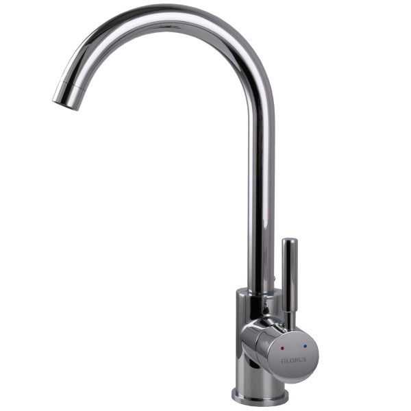 Смеситель для кухни Globus Lux LAZER GLLR-0203S латунь на гайке (000018459)