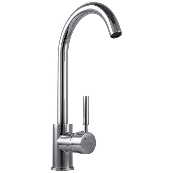 Смеситель для кухни Globus Lux LAZER GLLR-0203S латунь на гайке (000018459)