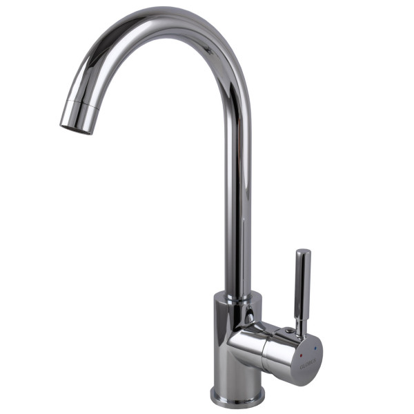 Смеситель для кухни Globus Lux LAZER GLLR-0203S латунь на гайке (000018459)