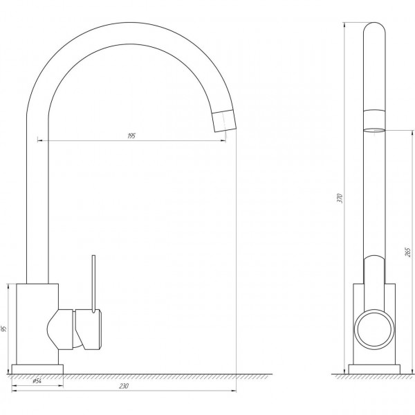 Змішувач для кухні MixMIRA WIEN MS2-203S-WW (000019177)