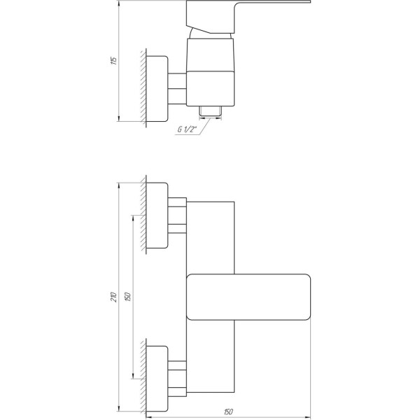 Змішувач для душу DOMINO MALIBU DMM-105N (000013705)
