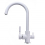 Змішувач для кухні під осмос Globus Lux LAZER GLLR-0333-7-WHITE (000019235)