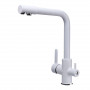 Змішувач для кухні під осмос Globus Lux LAZER GLLR-0444-7-WHITE (000019240)