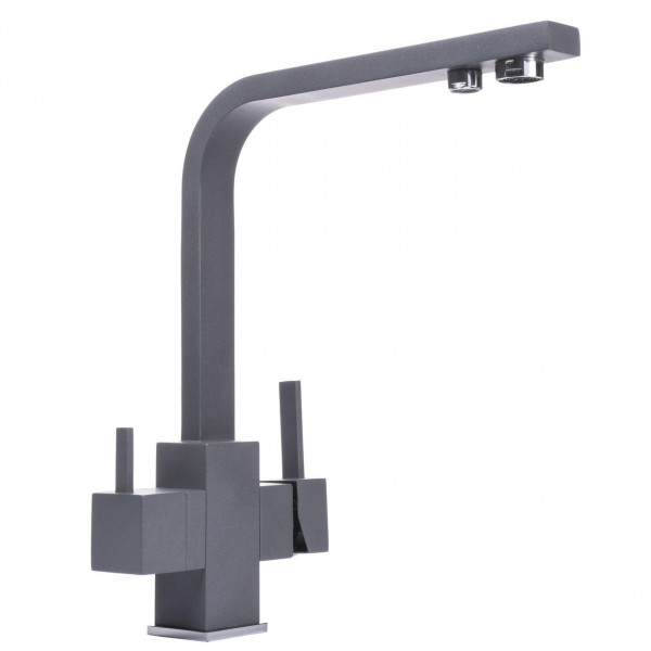 Змішувач для кухні під осмос Globus Lux LAZER GLLR-0111-3-TITANIUM (000019248)