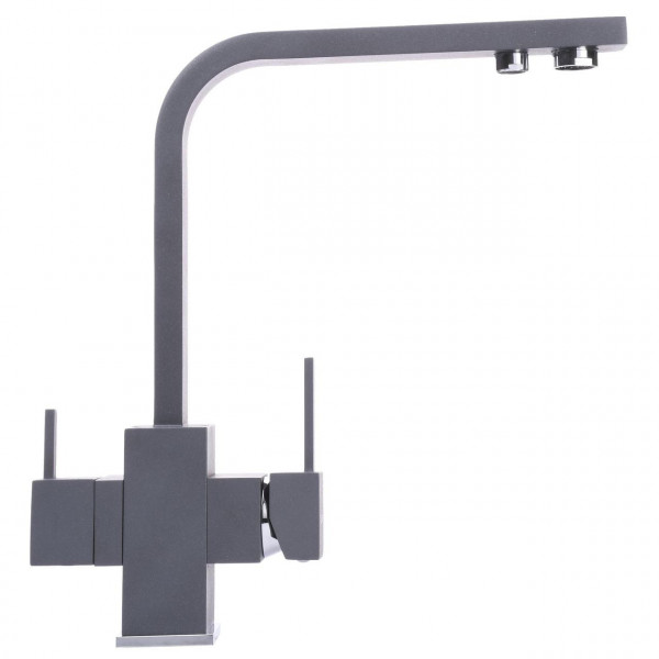 Змішувач для кухні під осмос Globus Lux LAZER GLLR-0111-3-TITANIUM (000019248)