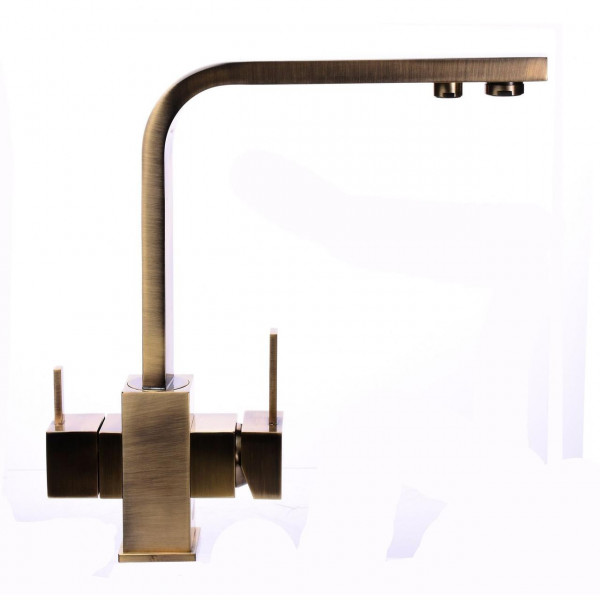 Змішувач для кухні під осмос Globus Lux LAZER GLLR-0111-9-BRONZE (000019252)