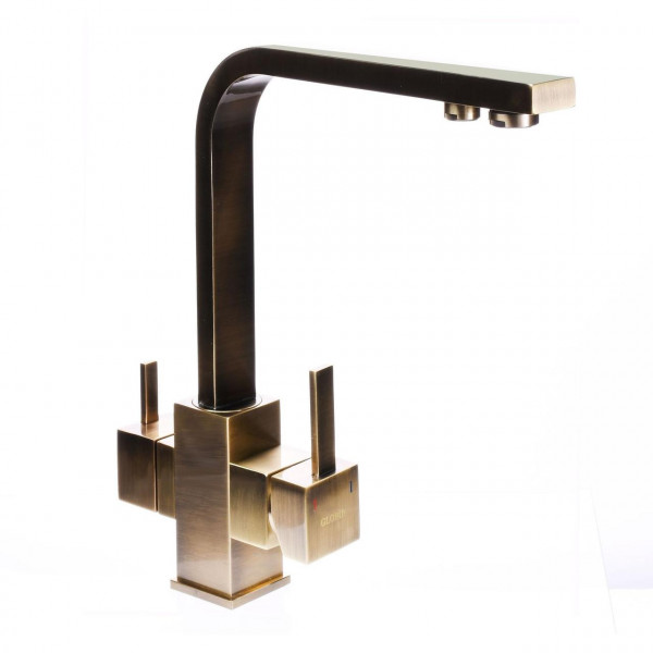 Змішувач для кухні під осмос Globus Lux LAZER GLLR-0111-9-BRONZE (000019252)