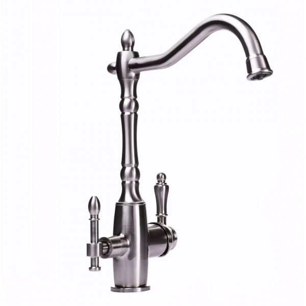 Змішувач для кухні під осмос Globus Lux LAZER GLLR-1000-8-STSTEEL (000019265)