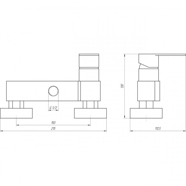Змішувач для душа TOPAZ SARDINIA TS 08718-H19 (000014768)