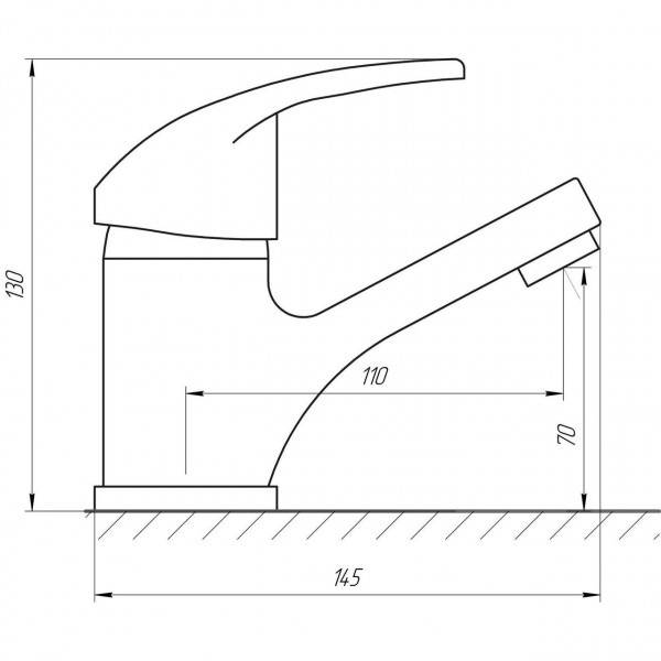 Змішувач для умивальника Globus Lux Caprice GLCA-0101 (000009244)