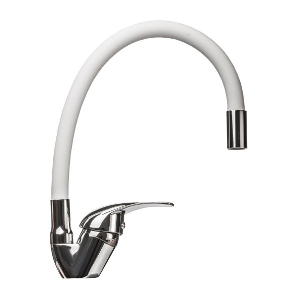 Змішувач для кухні EcoMix ENERGO E-GEZ-203SLR-WHITE (000017025)