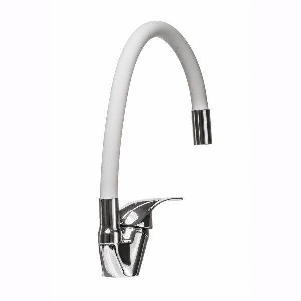 Змішувач для кухні EcoMix ENERGO E-GEZ-203SLR-WHITE (000017025)