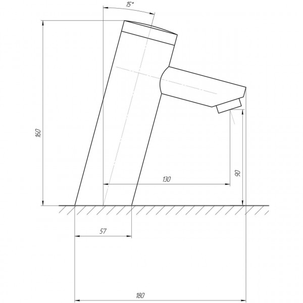 Монокран інфрачервоний для умивальника TREMOLADA TREMO-8501 BATTERY (000017105)