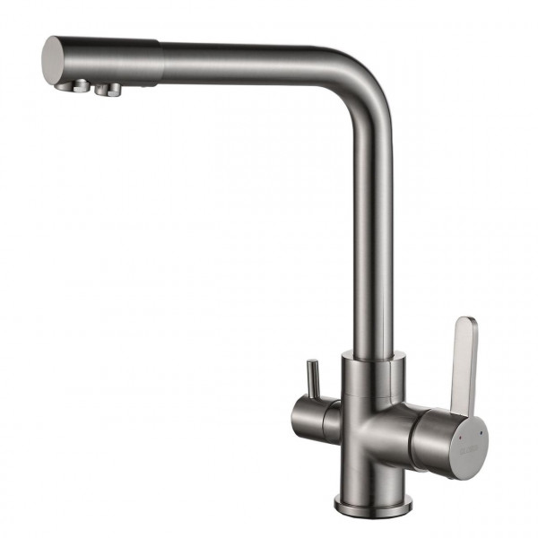 Змішувач для кухні під осмос Globus Lux LAZER GLLR-0444-8-STSTEEL (000013280)