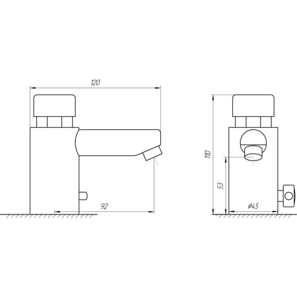 Кран-дозатор для умывальника TREMOLADA ТREMO 463 Hot/Cold (000000751)