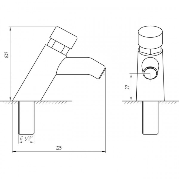 Кран-дозатор Tremolada ТREMO 451 для умивальника (Italy) (000005575)
