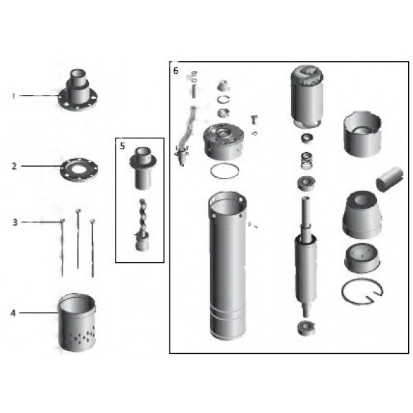 Насос свердловинний шнековий VOLKS pumpe 2QGD 1-48-0,25кВт 2 дюйми! + кабель 15м (000011614)