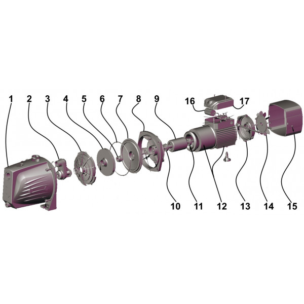 Насос відцентровий Optima JET100 PRIME 1,1кВт (000016261)