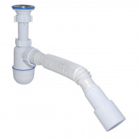 Сифон Waterstal А-3202 під умивальник з гофрою 1 1/4″ 40/50 (000013266)