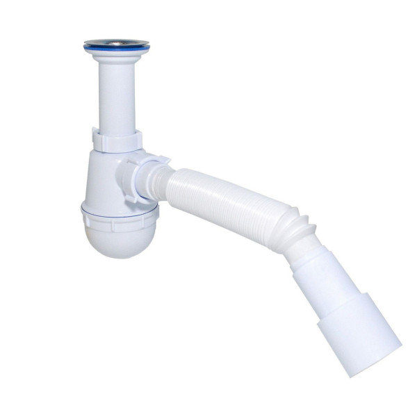 Сифон Waterstal А-40029 для мийки 1 1/2″ з гофрою (000013267)