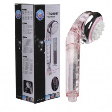 Лійка д/душа г/масаж. + КАРТРИДЖ (рожева) SFH-01 Pink (000015026)