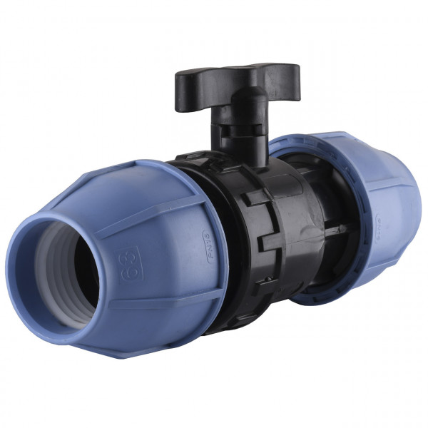 Кран кульовий ПНД Vsplast 63 6001 (000007928)