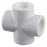 Хрестовина Kalde PPR ф20 (білий) 21020 (000017817)