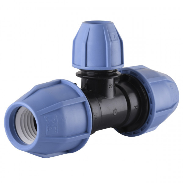 Трійник редукційний ПНД Vsplast 32*20*32 ** 3004 (000005434)