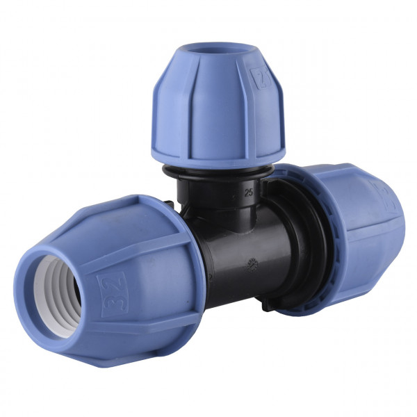 Трійник редукційний ПНД Vsplast 32*25*32 ** 3004 (000005435)