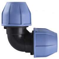 Коліно ПНД Vsplast 40*40 ** 4001 (000005611)