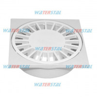 Трап 150*150 мм, нижнє відведення Ø110, пластиковий ″Waterstal″ (YS 115) (000011579)