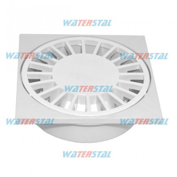 Трап 150*150 мм, нижнє відведення Ø110, пластиковий ″Waterstal″ (YS 115) (000011579)