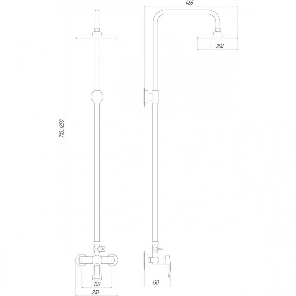 Душова система Globus Lux SEVA GLSV-0088 (000010907)