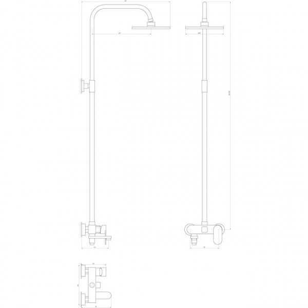 Душова система Globus Lux PRIZMA VAN-DS0010 (000014053)