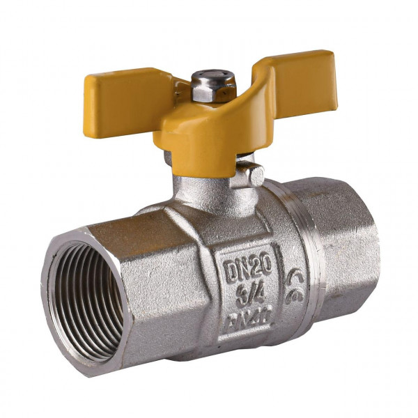 Кран кульовий прямий SELBA 3/4″ ВВ ЖБ SL1507 (000009626)