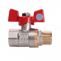 Кран кульовий прямий Q PROFESSIONAL 1/2″ ЗВ КБ PN40 QP152 (000010097)