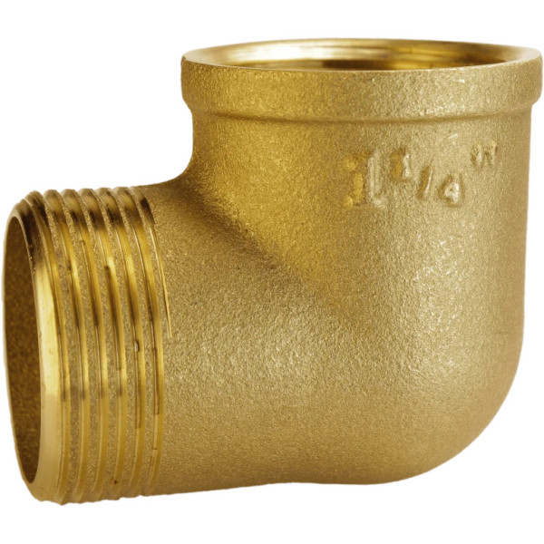 Кутник латунний 1 1/4″ВР х 1 1/4″ЗР ливарний А0136А VA (000017284)