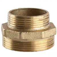 Ніпель редукційний латунний 2″ЗР х 1 1/2″ЗР ливарний 520Б (000012899)