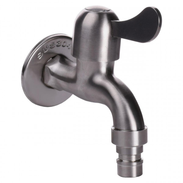 Кран шаровый поливочный Q PROFESSIONAL 1/2″ NV-QP3003 SUS304 нержавейка (000017672)