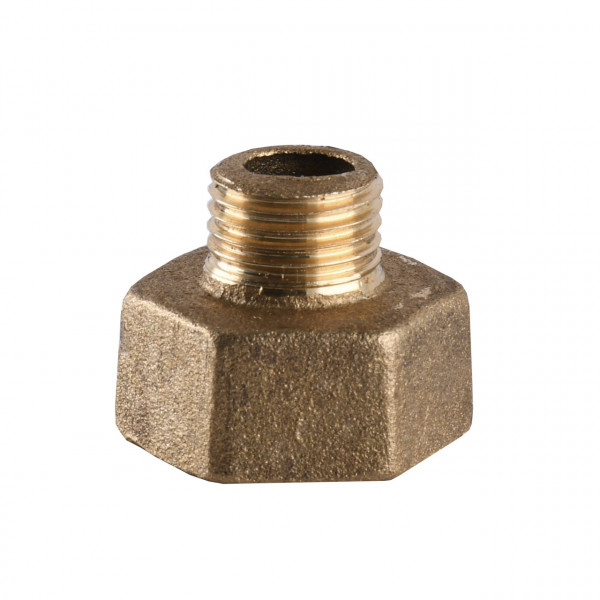 Перехідник редукційний латунний 1/2″ВР х 1/4″ЗР ливарний 639Б (000016372)