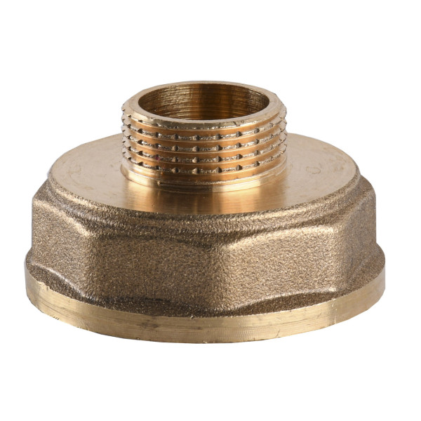 Перехідник редукційний латунний 1 1/2″ВР х 3/4″ЗР штампований А0604А VA (000011678)