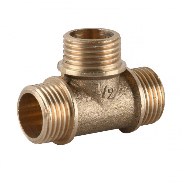 Трійник латунний 1/2″ЗР х 1/2″ЗР х 1/2″ЗР штампований А0214А VA (000010494)